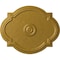 Ekena Millwork Waltz Ceiling Medallion (Fits Canopies up to 4 1/2"), 21 1/4"W x 17 3/8"H x 1"P, Pharaohs Gold CM21WAPGS - alternate 1